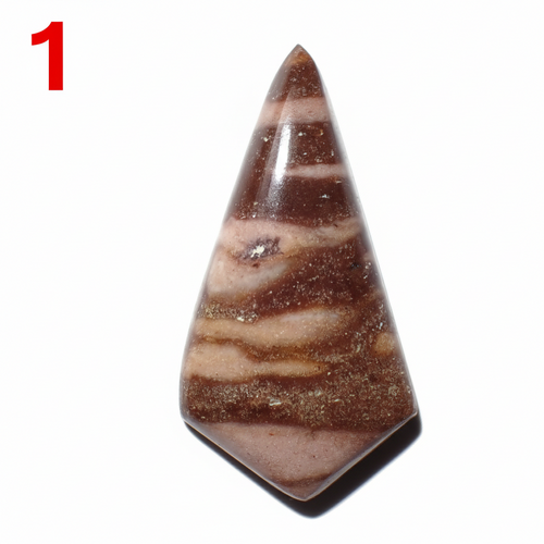 Zebra Jasper 30x15mm Kite Cut Cabochon