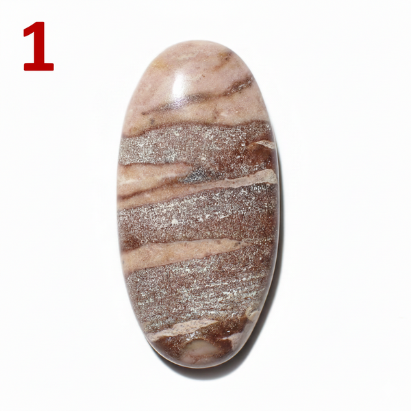 Zebra Jasper 30x15mm Oval Cabochon