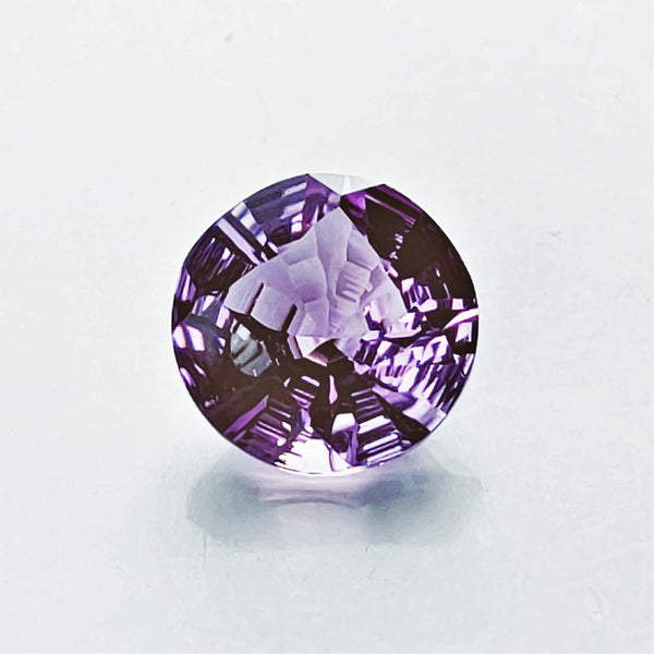 Amethyst 14.5mm Round Fantasy Cut Gemstone