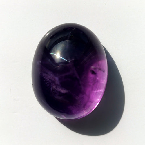 Amethyst 21x17mm Oval Gemstone