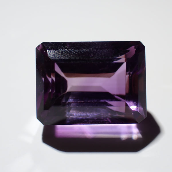 Amethyst 16x12mm Emerald Cut Gemstone