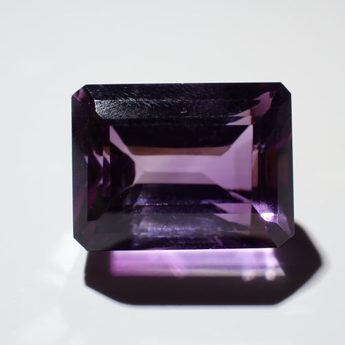 Amethyst 16x12mm Emerald Cut Gemstone