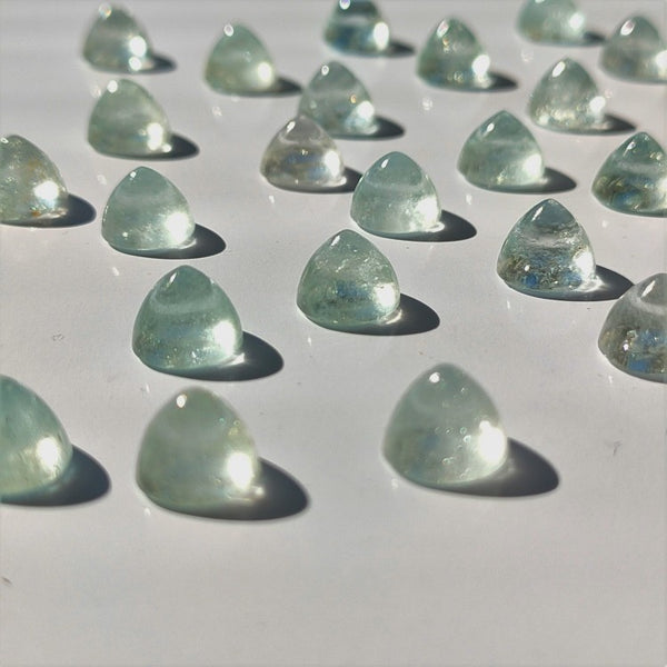 Aquamarine 8mm Bullet Cut Cabochon