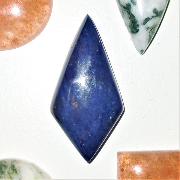 Blue Aventurine 30x15mm Kite Cut Cabochon