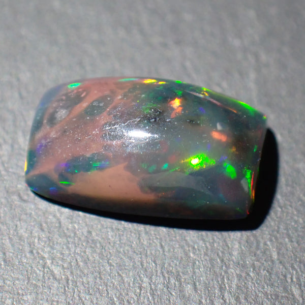 Black Opal 11.5x7mm Rectangular Cabochon