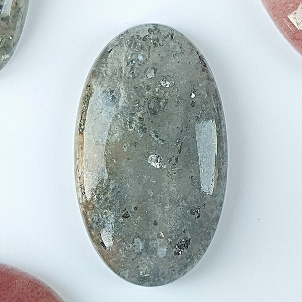 Black Sunstone 30x18mm Oval Cabochon