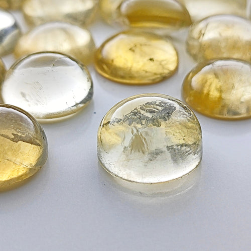 Citrine 12mm Round Cabochon