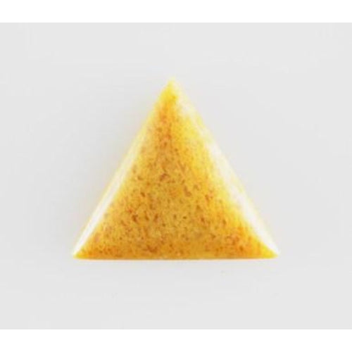 Yellow Jasper 22mm Triangular Gemstone Cabochon