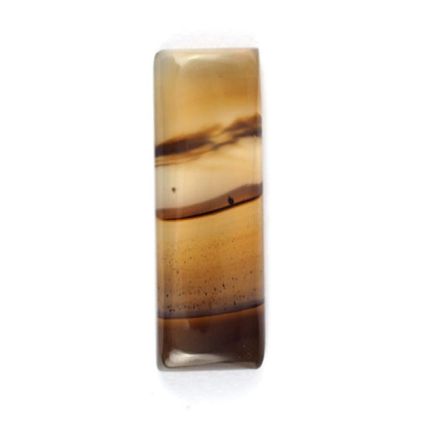 Botswana Agate 30x10mm Rectangular Loose Gemstone Cabochon