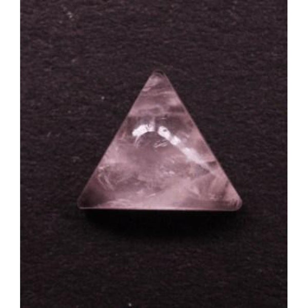 Rose Quartz 10mm Triangular Gemstone Cabochon