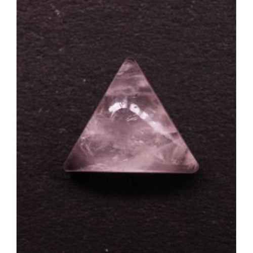 Rose Quartz 10mm Triangular Gemstone Cabochon