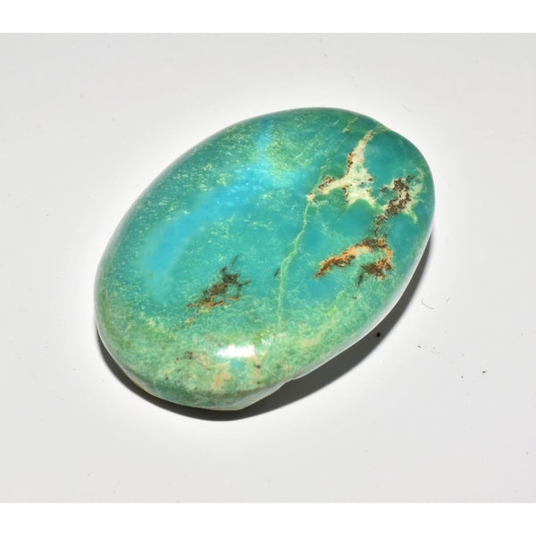 Turquoise (Rough Backed) 40x29mm Loose Oval Gemstone Cabochon