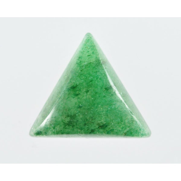 Green Aventurine 12mm Triangular Gemstone Cabochon
