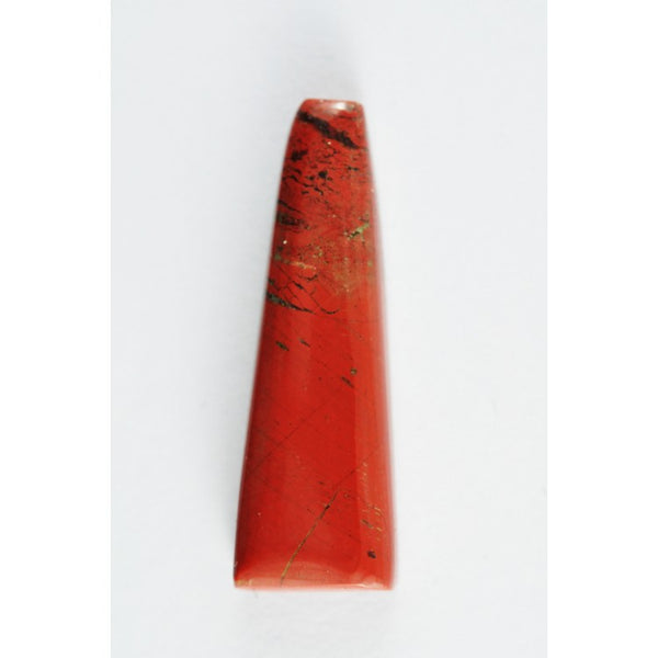 Red Jasper 30x10mm Trapezium Cut Gemstone Cabochon