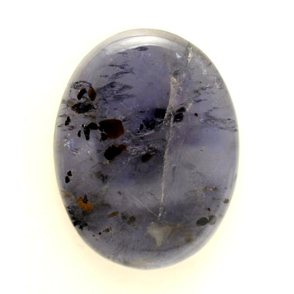 Iolite 36x27mm Oval Gemstone Cabochon