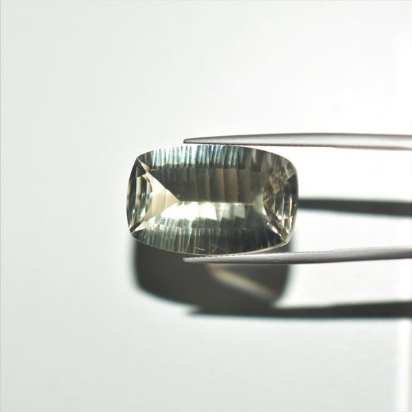 Smoky Quartz Rectangular Fantasy Cut Gemstone