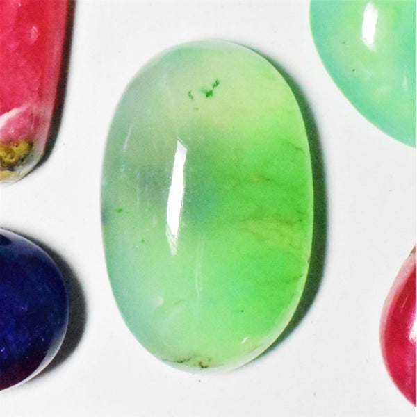 Chrysoprase 26x17mm Oval Cabochon