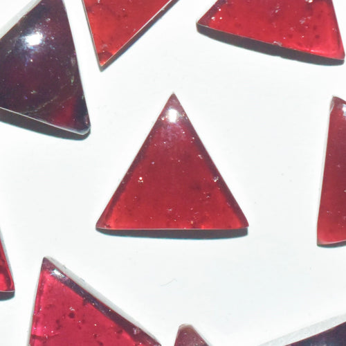 Garnet 10mm Triangular Cabochon