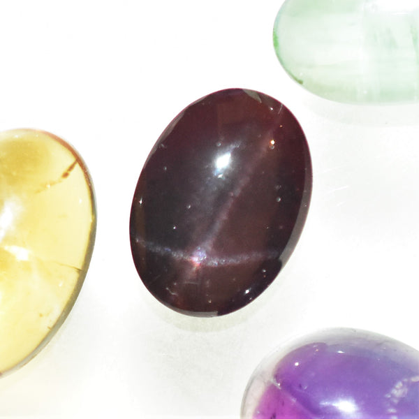 Star Garnet 14x11mm Oval Cabochon