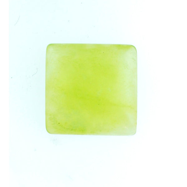 Green Chalcedony 15mm Square Gemstone Cabochon