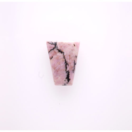 Rhodonite 20x15mm Trapezium Cut Gemstone Cabochon
