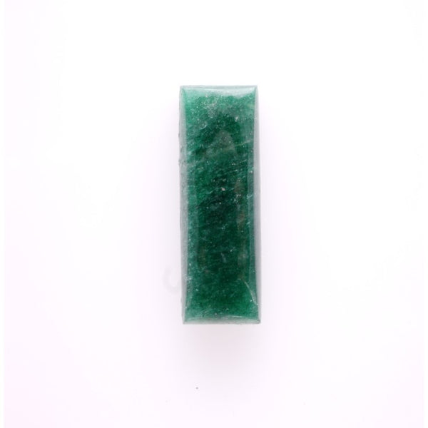 Green Aventurine 30x10mm Rectangular Gemstone Cabochon/Wand