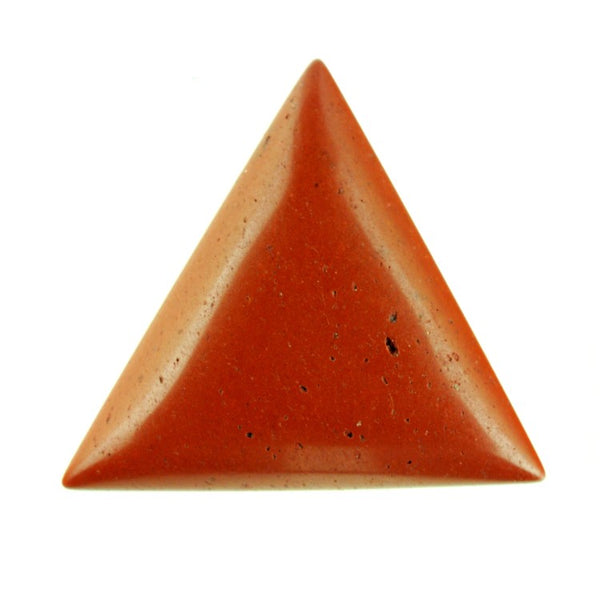 Red Jasper 21mm Triangular Gemstone Cabochon