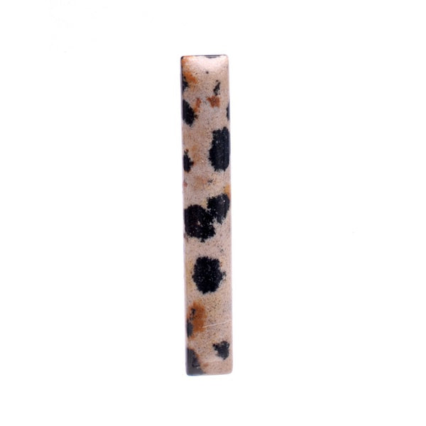 Dalmatian Jasper 35x5mm Rectangular Gemstone Cabochon/Wand