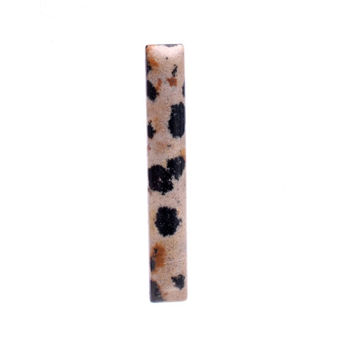 Dalmatian Jasper 35x5mm Rectangular Gemstone Cabochon/Wand