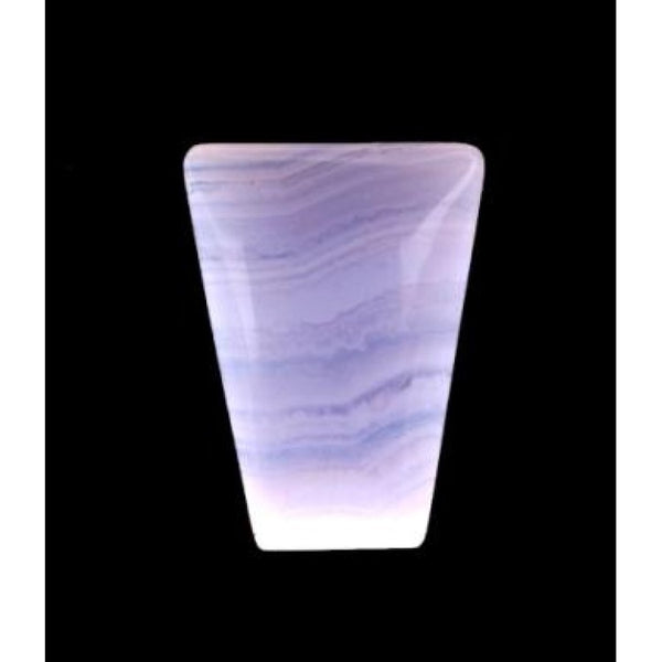 Blue Lace Agate 15x20mm Trapezium Cut Gemstone Cabochon