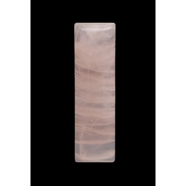 Rose Quartz 35x10mm Rectangular Gemstone Cabochon