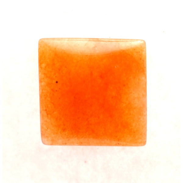 Red Aventurine 15mm Square Gemstone Cabochon