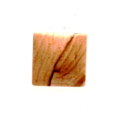 Picture Jasper 15mm Square Gemstone Cabochon
