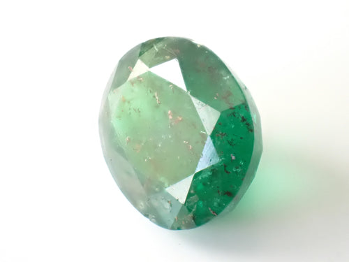 Emerald 8.6x7.1mm Oval Faceted Gemstone