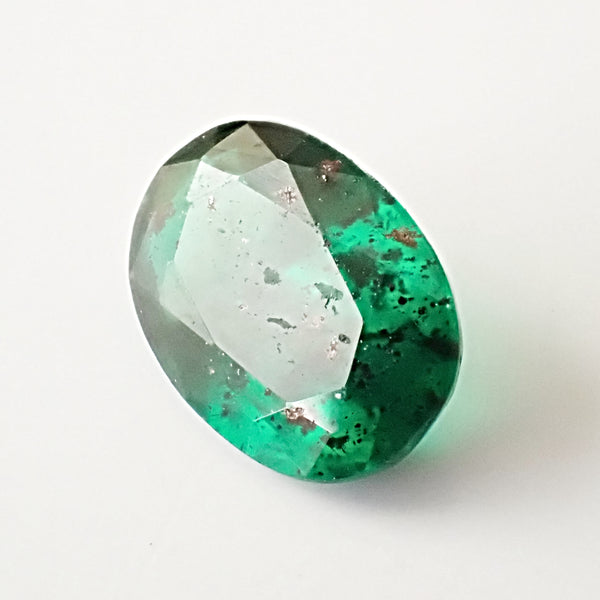 Emerald 7.7x5.5mm Oval Faceted Gemstone