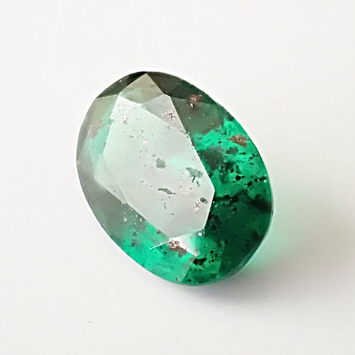 Emerald 7.7x5.5mm Oval Faceted Gemstone