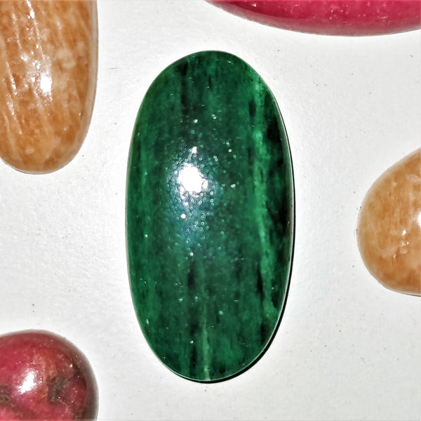 Green Aventurine 30x15mm Oval Cabochon