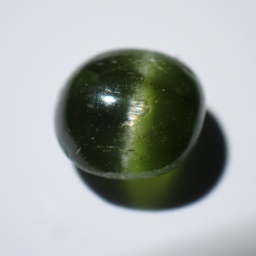 Green Cats Eye Diopside 6mm Round Cabochon