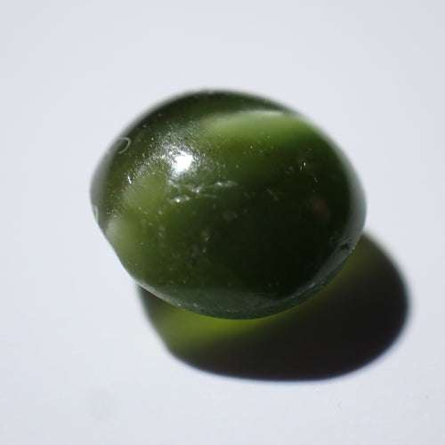 Green Cats Eye Diopside 6.6mm Round Cabochon