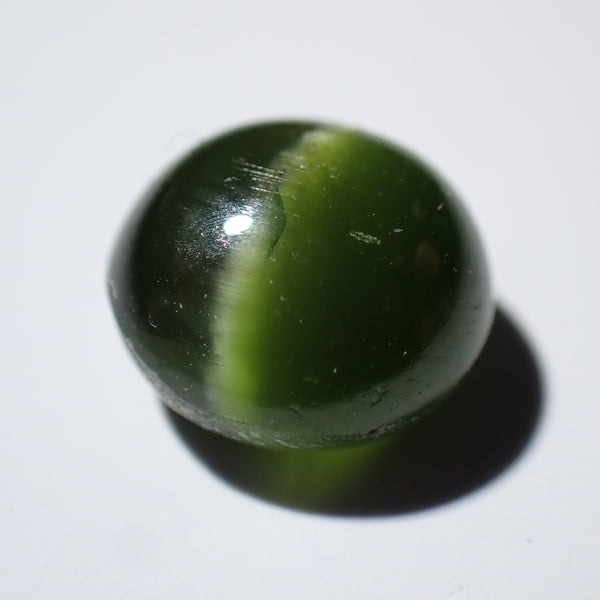 Green Cats Eye Diopside 6.8mm Round Cabochon