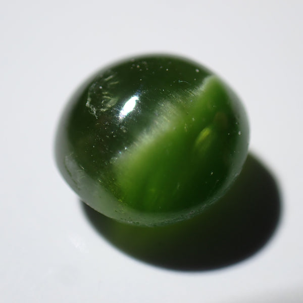 Green Cats Eye Diopside 6.2mm Round Cabochon