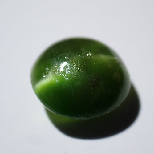 Green Cats Eye Diopside 6.8mm Round Cabochon