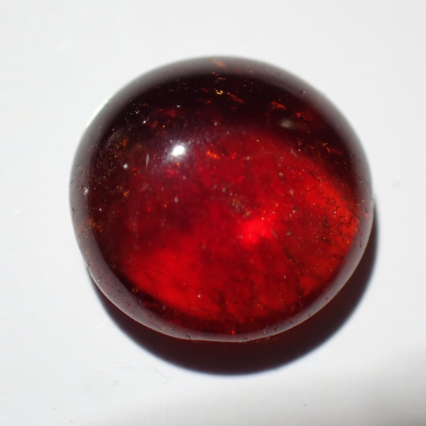 Hessonite Garnet 9.2mm Round Cabochon