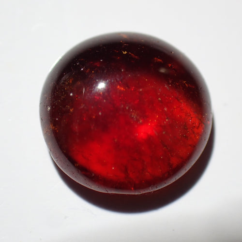 Hessonite Garnet 9.2mm Round Cabochon