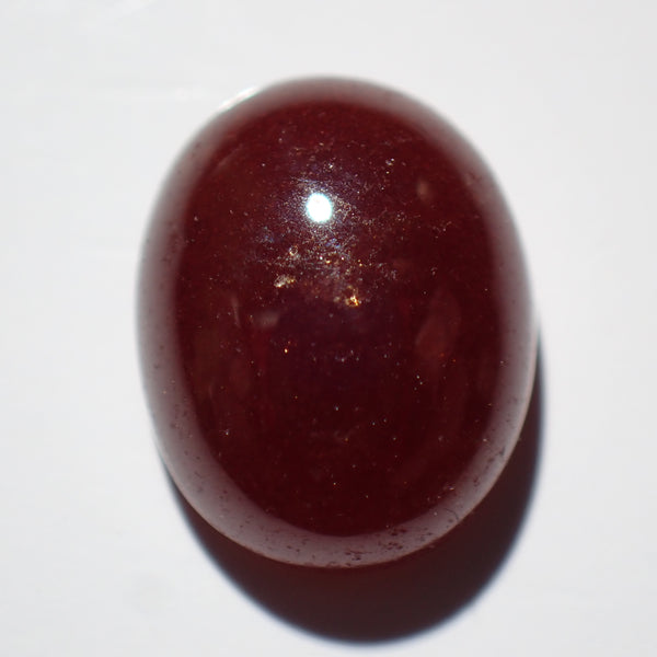 Hessonite Garnet 10x7.8mm Oval Cabochon