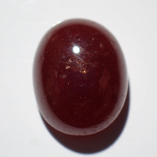 Hessonite Garnet 10x7.8mm Oval Cabochon