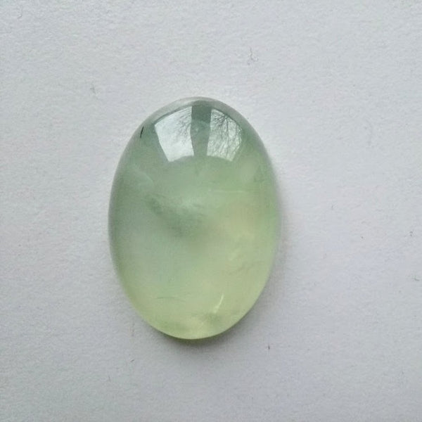 Prehnite 16x12mm Oval Loose Gemstone Cabochon