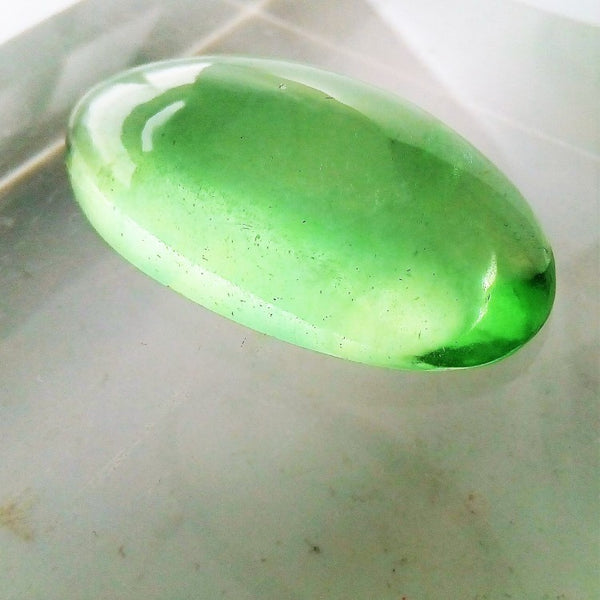 Fluorite 39x20mm Oval Loose Gemstone Cabochon