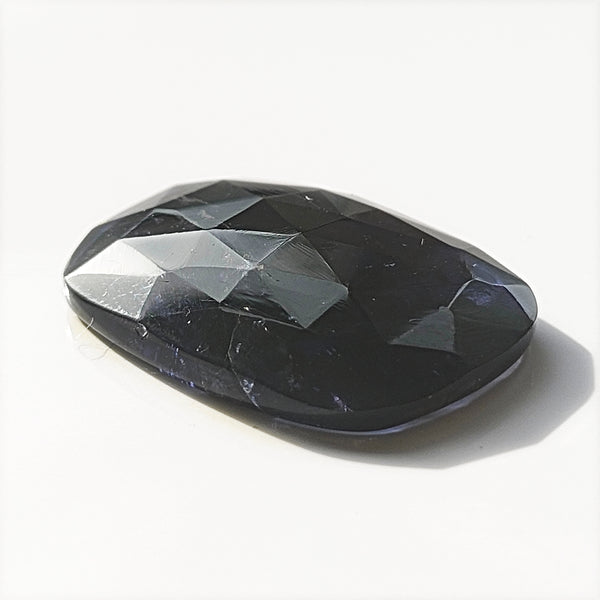 Iolite 27x20mm Rectangular Rose Cut Gemstone