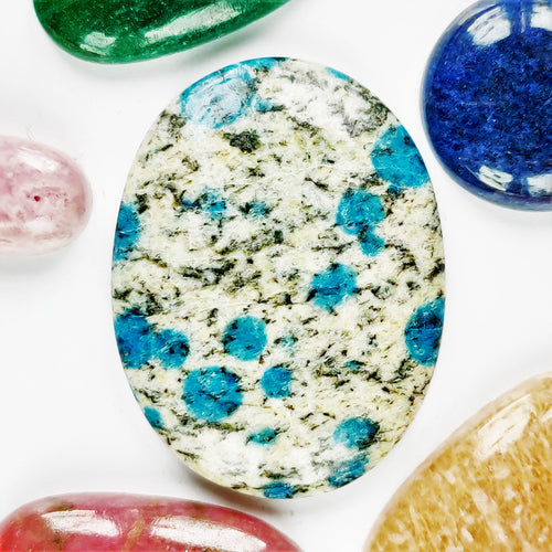 K2 Azurite 39x30mm Oval Cabochon